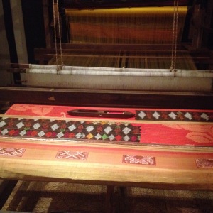 The artist's loom.